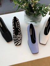 90's Square Toe Pumps