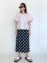 Pink Mia Puff Sleeve Blouse