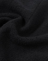 Bouclé Tweed Cropped Jacket - Black