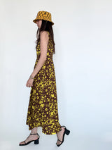 Brown Gia Midi Dress