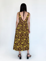 Brown Gia Midi Dress
