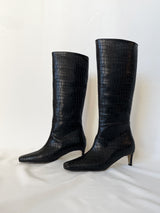 Low Heel Tall Boots
