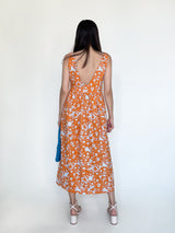Orange Gia Midi Dress