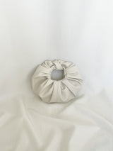 Chalk Mini Ruched Bag
