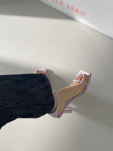 Minimal Strappy Heel Sandals