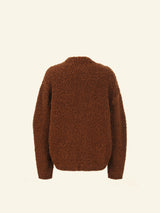 POPCORN Bouclé Sweater - Brown