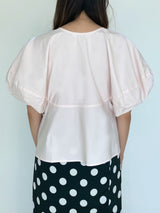 Pink Mia Puff Sleeve Blouse