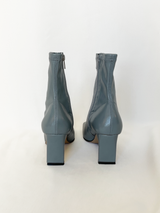 Pointed Square Toe Mid Heel Boots