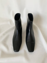 Pointy Square Toe Flat Boots
