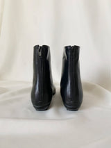 Pointy Square Toe Flat Boots