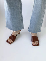 Square Toe Mules