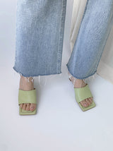 Square Toe Mules