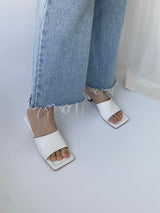Square Toe Mules