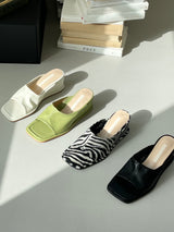 Wedge Heel Slide Sandals