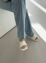 Wedge Heel Slide Sandals