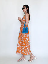 Orange Gia Midi Dress
