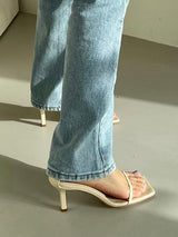 Minimal Strappy Heel Sandals
