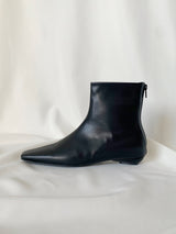 Pointy Square Toe Flat Boots